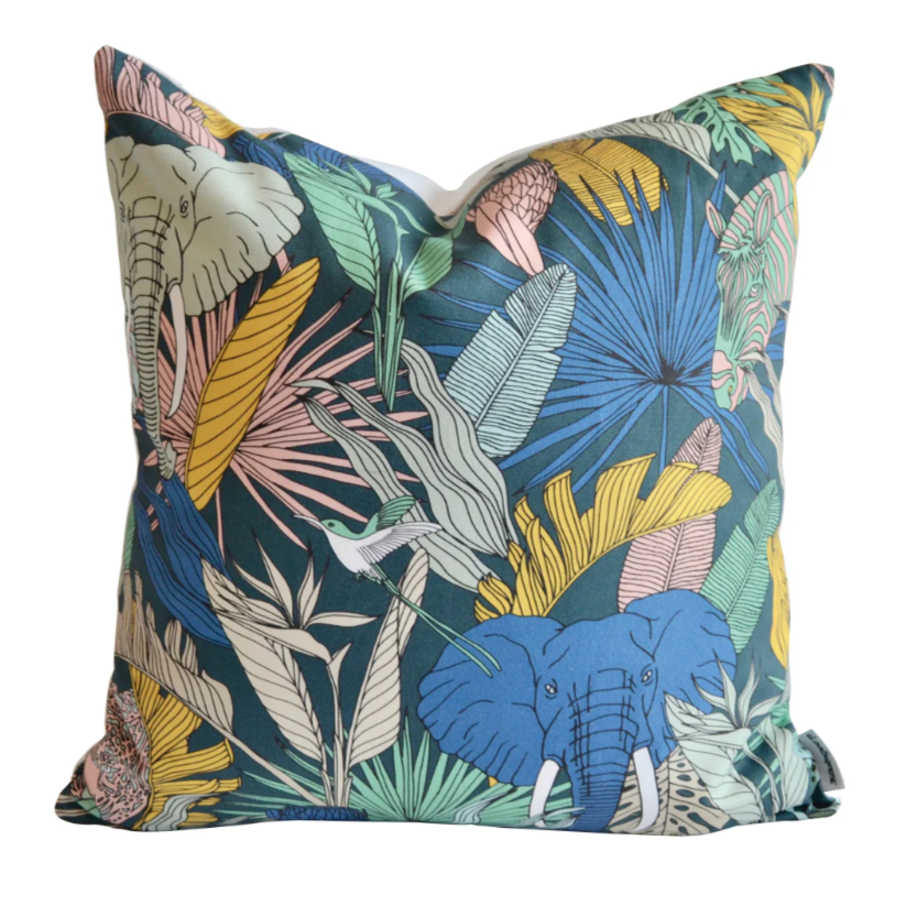 aLoveSupreme クッションカバー ワイルドアニマルBlue – Cradle Lifestyle