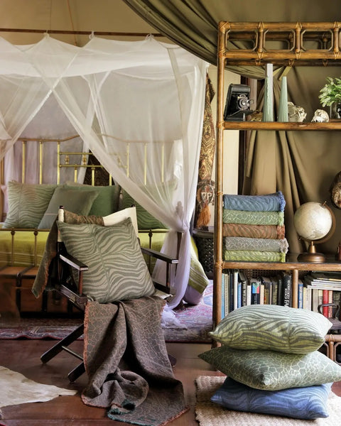 African Jacquard Safari布タオル (Sサイズ)