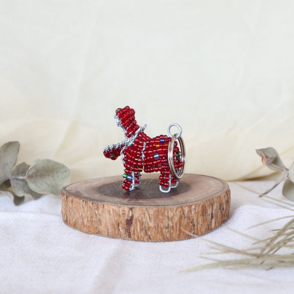 アニマルキーホルダー　カバ(red)