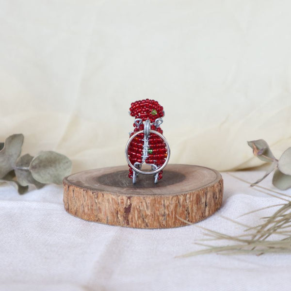 アニマルキーホルダー　カバ(red)