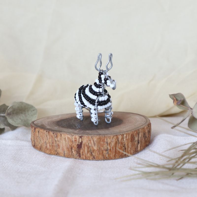 アニマルキーホルダー　シマウマ