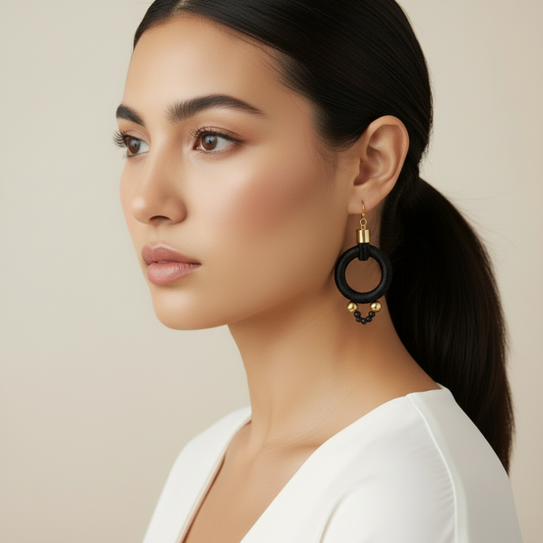 Pichulik アフリカン ピアス Alpha (Black)