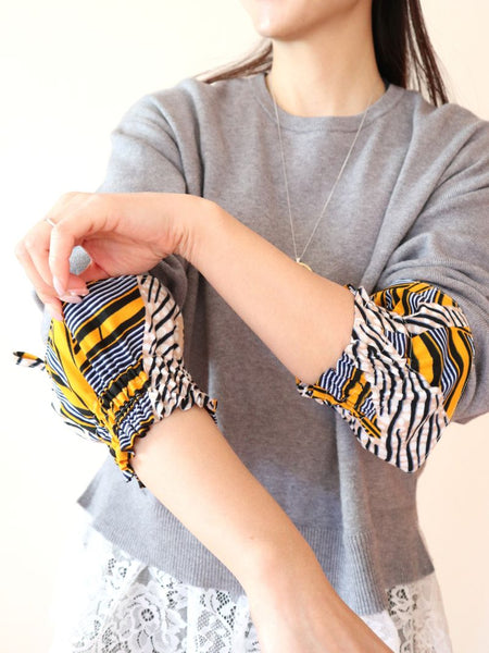 Cradle Handmade アフリカ布アームカバー(African Breeze)