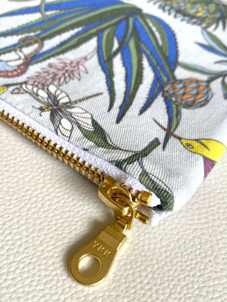 aLoveSupreme マチ付きポーチ　 ブルームLight Blue