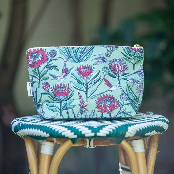 aLoveSupreme マチ付きポーチ　 ブルームGreen