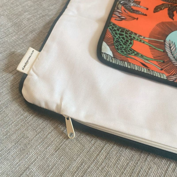 aLoveSupreme クッションカバー　アニマルキングダムOrange