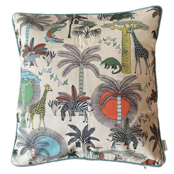 aLoveSupreme クッションカバー　アニマルキングダムSand