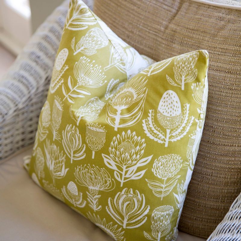 aLoveSupreme クッションカバー　フローラルキングダムYellow