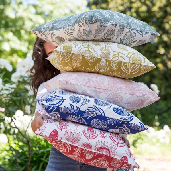 aLoveSupreme クッションカバー　フローラルキングダムGrey