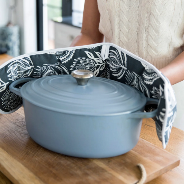 aLoveSupreme 鍋つかみ　フローラルキングダム Grey