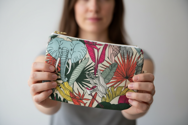 aLoveSupreme ポーチ　ワイルドアニマルSand