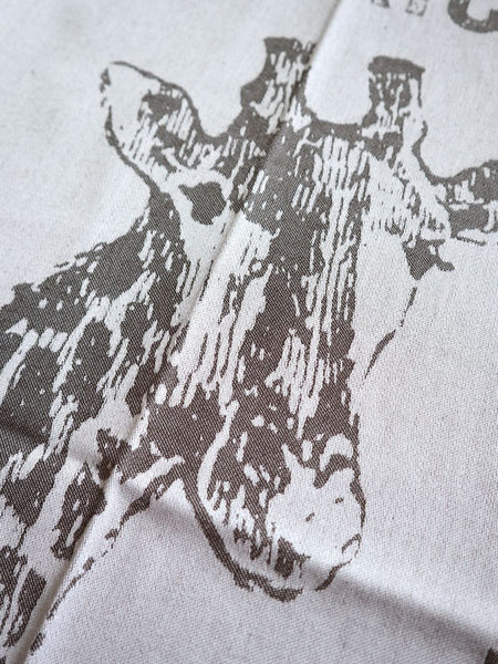 African Jacquard Wildlife ティータオル Giraffe Bark