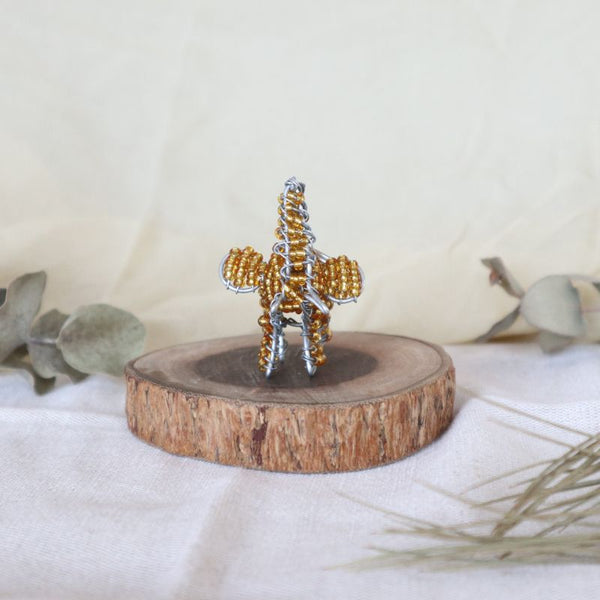 アニマルキーホルダー　ゾウ(gold)