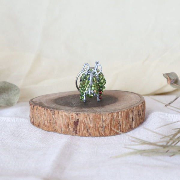 アニマルキーホルダー　サイ (green)