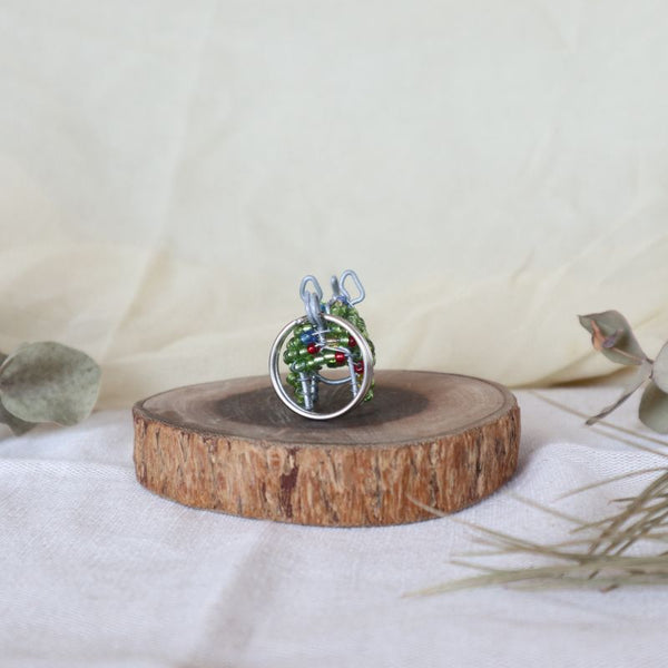 アニマルキーホルダー　サイ (green)