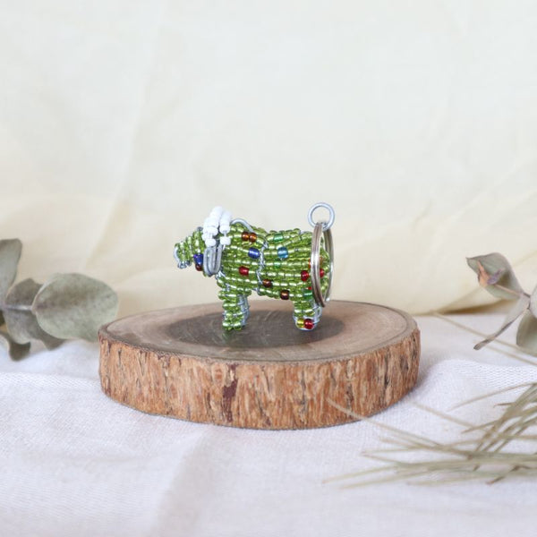 アニマルキーホルダー　バッファロー(green)