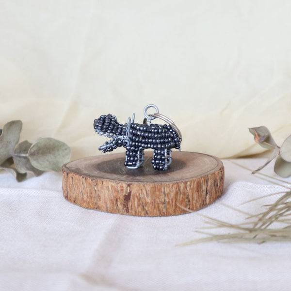 アニマルキーホルダー　カバ(grey)