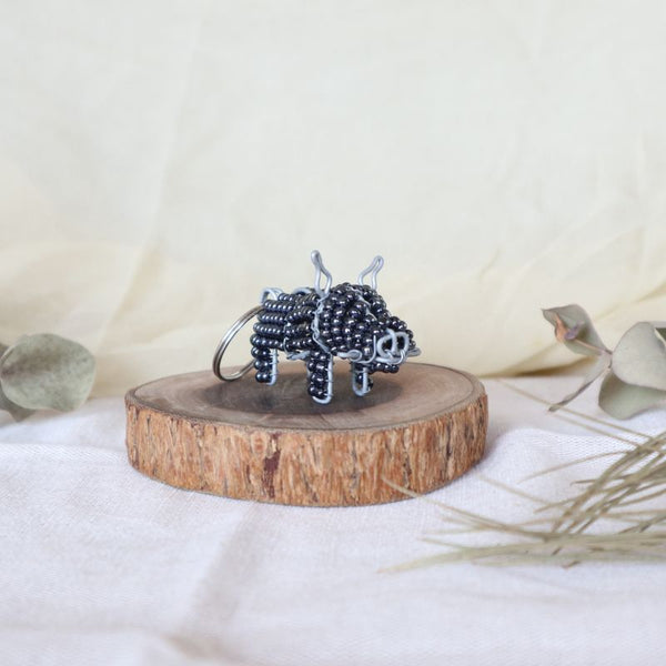 アニマルキーホルダー　イボイノシシ(grey)