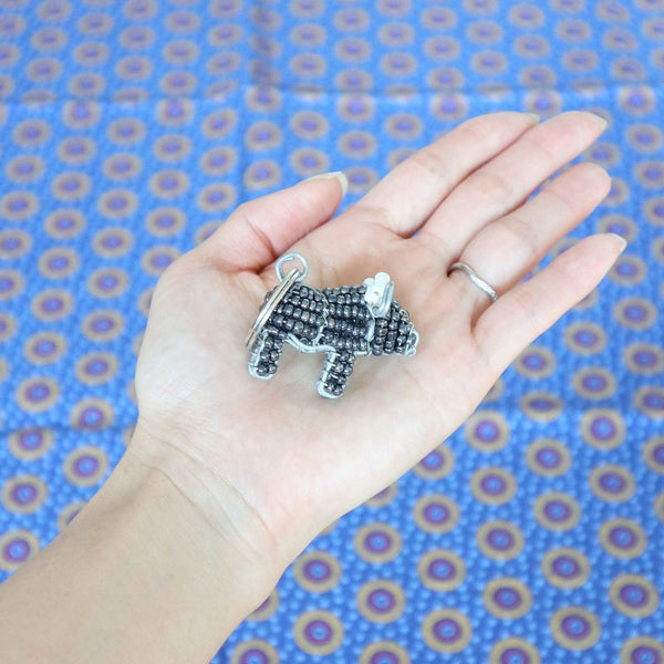 アニマルキーホルダー　バッファロー(grey)