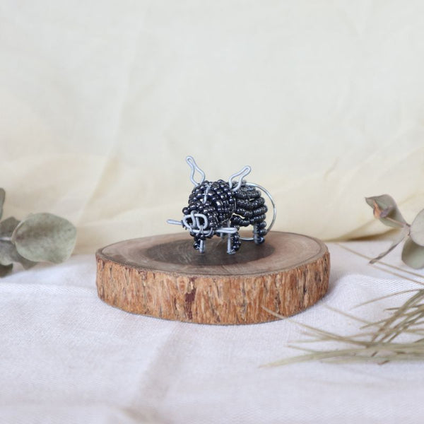 アニマルキーホルダー　イボイノシシ(grey)