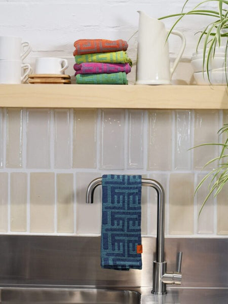 African Jacquard Kuba Summerタオル (Sサイズ)