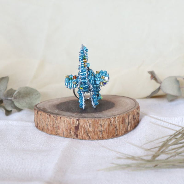 アニマルキーホルダー　ゾウ(light blue)