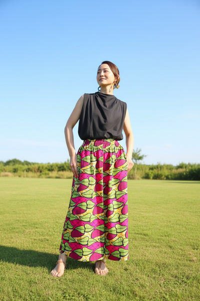 Cradle Handmadeアフリカ布ロングパンツ　カスタム用
