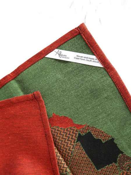African Jacquard アフリカ地図　Clementine
