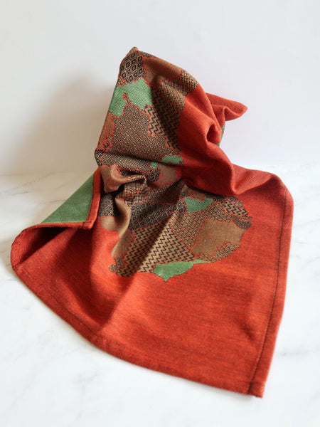 African Jacquard アフリカ地図　Clementine