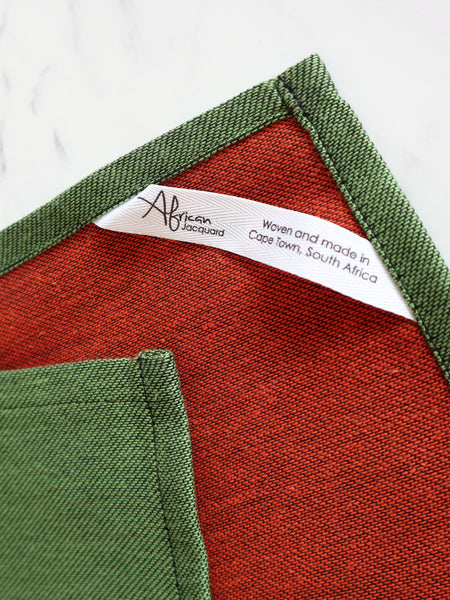 African Jacquard アフリカ地図　Green