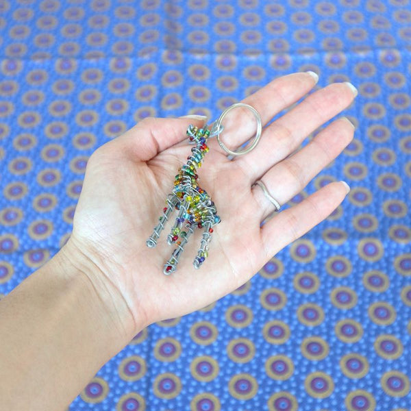 アニマルキーホルダー　キリン(colourful)