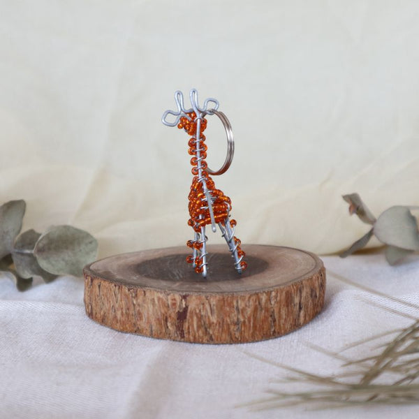 アニマルキーホルダー　キリン(orange)