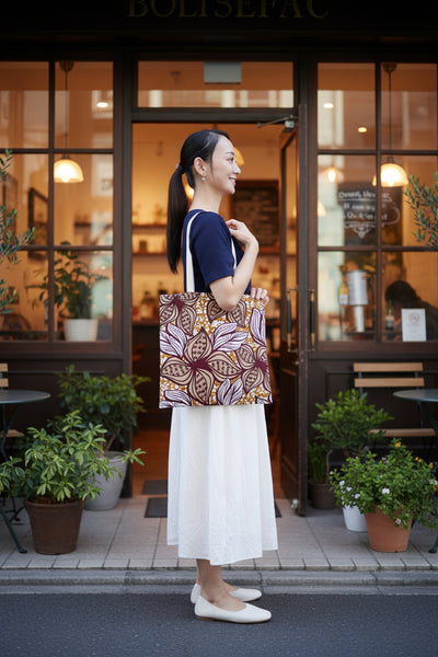 Cradle Handmade　アフリカントートバッグUmculo (Savannah Twilight)